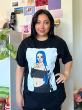 Load image into Gallery viewer, The Blue Wig Tee (WHITE)