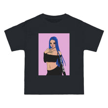 Load image into Gallery viewer, The Blue Wig Tee (PINK)
