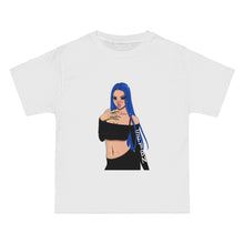 Load image into Gallery viewer, The Blue Wig Tee (WHITE)
