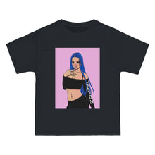 Load image into Gallery viewer, The Blue Wig Tee (PINK)
